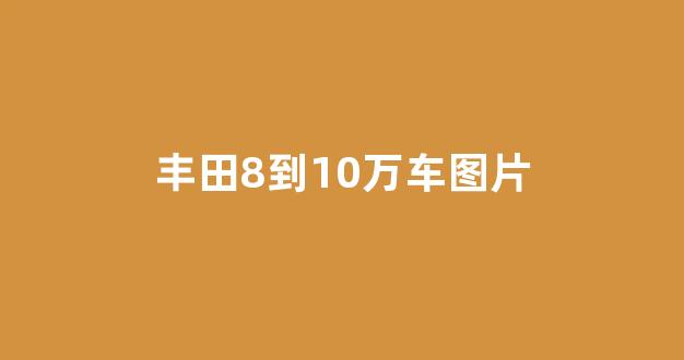 丰田8到10万车图片(丰田车型大全图片)_https://www.hn-life.com_北交所_第1张
