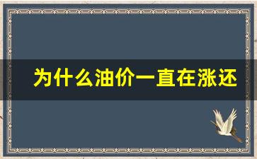 为什么油价一直涨?-为什么油价一直在涨还