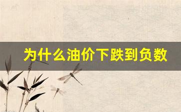 油价为何暴跌到负数是什么意思-为什么油价下跌到负数
