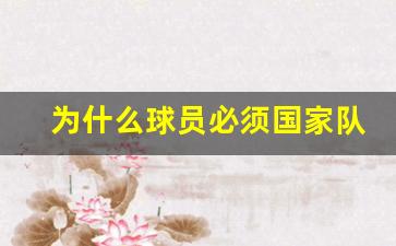 为什么球员必须国家队-球员为何愿意被归入