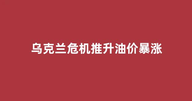 乌克兰加油_乌克兰危机推升油价暴涨