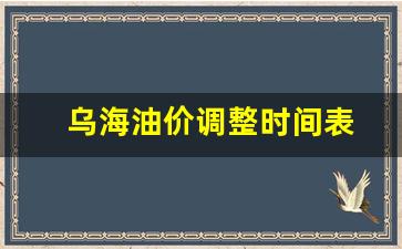 乌海油价调整时间表-乌海石油价格
