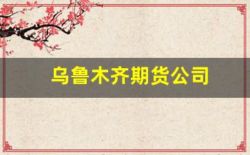 乌鲁木齐期货公司(新疆乌鲁木齐有几家期货公司)_https://www.gen-fastener.com_广期所_第1张