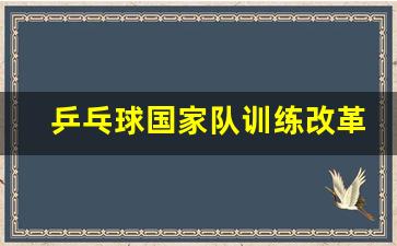 乒乓球国家队训练改革-国家队乒乓球训练方案