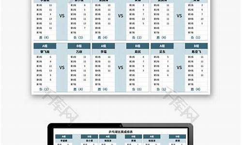 乒乓球成绩册模板_乒乓球比赛成绩表填写