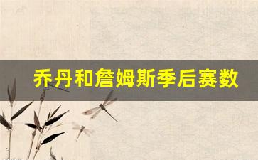 乔丹与詹姆斯各项场均数据-乔丹和詹姆斯季后赛数据