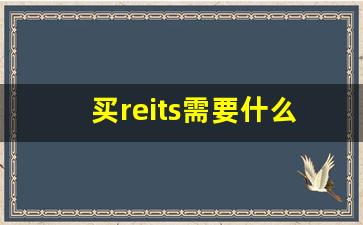 买reits需要什么条件(买reits用什么软件)_https://www.jumanxin.com_创业板_第1张
