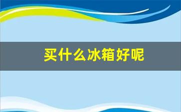 买什么冰箱好呢-买哪种冰箱质量最好