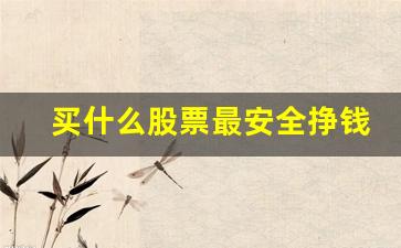 买什么股票最安全挣钱图片(买什么股票比较稳妥)_https://www.nalian8.com_北交所_第1张