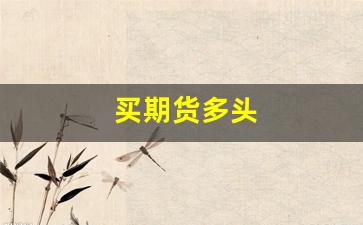 买期货多头(期货多头是买入还是卖出)_https://www.huakunhengjia.com_期货资讯_第1张