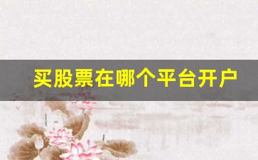 买股票在哪个平台开户好佣金低(想问一下2021年买股票在哪个平台开户好)_https://www.wguangz.com_上期所_第1张