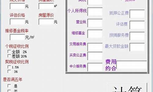二手房子过户费计算器_二手房过户费计算器2023年怎么算