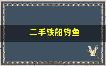 二手铁船钓鱼(二手钓鱼船价格)_https://www.haiwangdasha.com_广期所_第1张