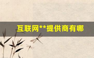 互联网服务提供商有哪些企业公司(提供互联网服务的公司)_https://www.kairu168.com_大商所_第1张