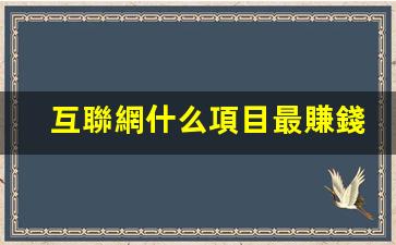 互聯網什么項目最賺錢插圖