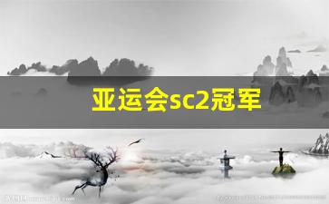 亚运会sc2冠军-亚运会成绩
