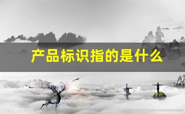 产品标识指的是什么(产品标识指的是什么标识)_https://www.gfdzclz.com_创业板_第1张