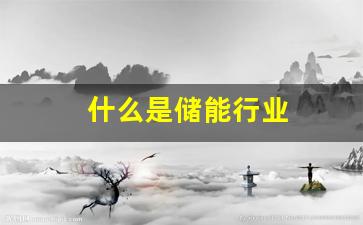什么是储能行业(储能行业包括)_https://www.gzyhshgzzx.com_中金所_第1张