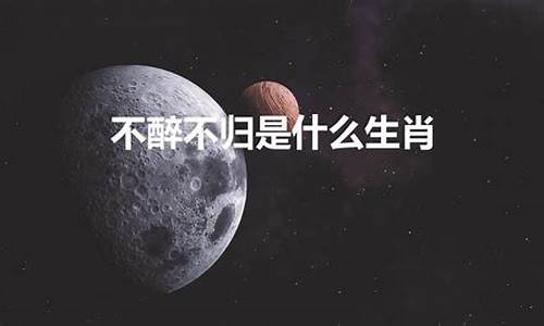 不醉不归的生肖_什么生肖形容不醉不归