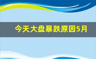 今天大盘暴跌原因5月22日(今天大盘暴跌的原因)_https://www.haiwangdasha.com_北交所_第1张