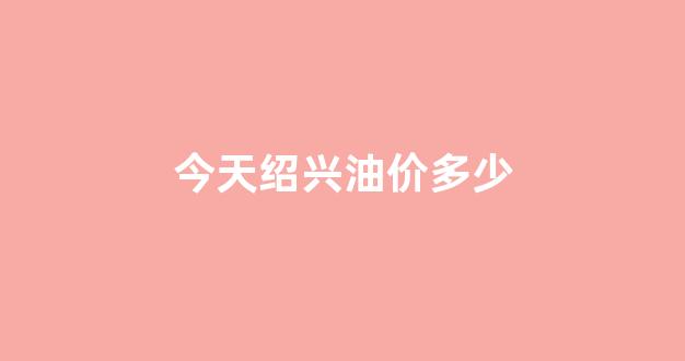 今日油价92汽油绍兴_今天绍兴油价多少