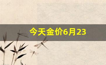 2021.6.22金价_今天金价6月23