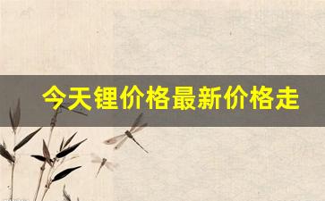 今天锂价格最新价格走势(锂价格锂行情今日锂报价)_https://www.wanyuyiyao.com_科创板_第1张