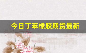 今日丁苯橡胶期货最新行情(丁苯橡胶价格走势图7日)_https://www.hangfeite.com_科创板_第1张
