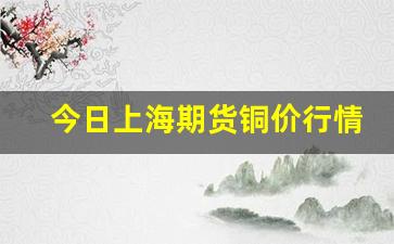 今日上海期货铜价行情(今天上海铜期货价格)_https://www.erdeww.com_期货_第1张