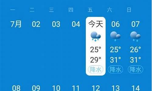 今日天气播报_今日天气播报小雨