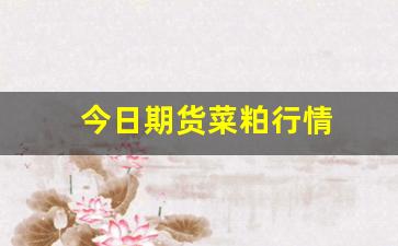 今日期货菜粕行情(期货菜粕行情走势)_https://www.nalian8.com_科创板_第1张
