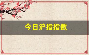 今日沪指指数(沪股指数今日)_https://www.shshucaipeisong.com_上交所_第1张
