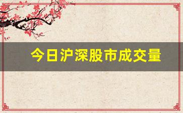 今日沪深股市成交量(今日沪深主要股指)_https://www.wanyuyiyao.com_深交所_第1张