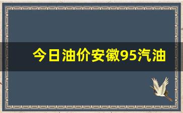 今日油价安徽95汽油价-安徽今日汽油92号油价