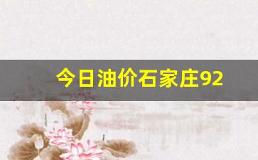 石家庄92号油价_今日油价石家庄92