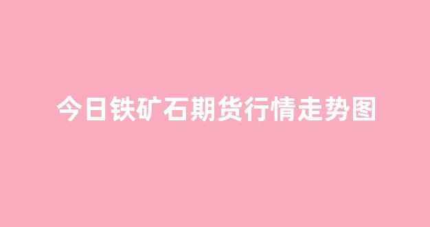 今日铁矿石期货行情走势图(今日铁矿石期货实时行情)_https://www.hhem8.com_深交所_第1张