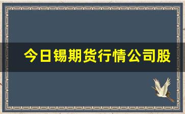 今日锡期货行情公司股(今日锡期货价格)_https://www.jianghaiboli.com_原油期货_第1张