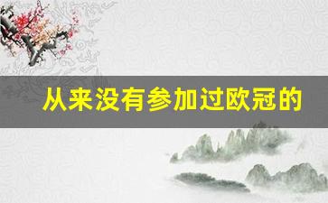 没参加过欧洲杯的球星-从来没有参加过欧冠的球星