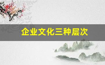 企业文化三种层次(企业文化的三个层次分别包括那几个方面)_https://www.qgjzrcxxzxpt.com_大商所_第1张