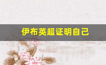 伊布英超证明自己-球员伊布