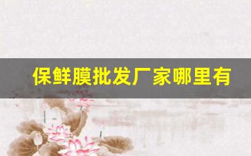 保鲜膜批发厂家哪里有(保鲜膜批发厂家哪里有货源)_https://www.hangfeite.com_创业板_第1张
