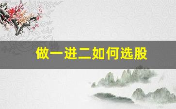 做一进二如何选股(一进二竞价选股指标)_https://www.kairu168.com_中金所_第1张
