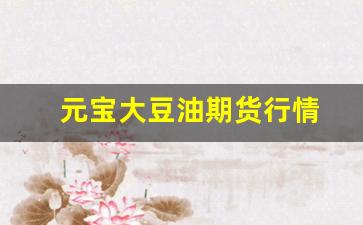 元宝大豆油期货行情(元宝大豆油是中粮的吗)_https://www.taocizhiliang.com_效果图_第1张