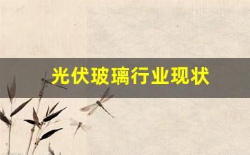 光伏玻璃行业现状(光伏玻璃行业现状如何)_https://www.jumanxin.com_创业板_第1张