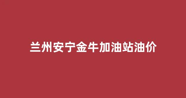 金牛镇加油站_兰州安宁金牛加油站油价