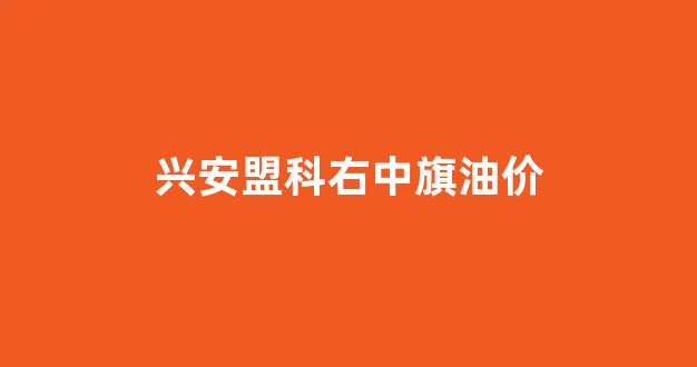 兴安盟中石油价格_兴安盟科右中旗油价