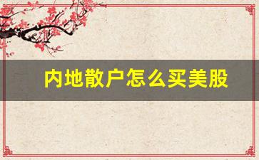内地散户怎么买美股(内地散户怎么买美股有资金限制吗)_https://www.gzyhshgzzx.com_广期所_第1张