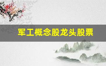 军工概念股龙头股票(军工类股票龙头股票代码)_https://www.hhem8.com_创业板_第1张
