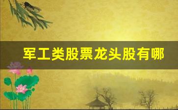 军工类股票龙头股有哪些(军工龙头股票一览表2021)_https://www.luoxuangg888.com_深交所_第1张