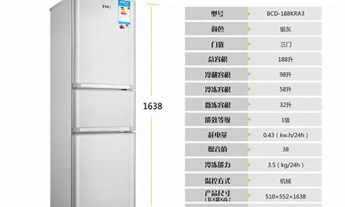 十字开门冰箱一般尺寸长宽高-冰箱一般尺寸长宽高